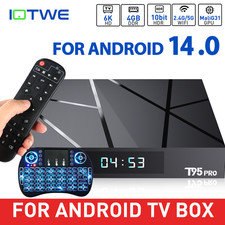 NEW Smart Android 13 TV BOX 4 GB+ 32 GB WIFI Quad core 8K HD 3D Media Player UK