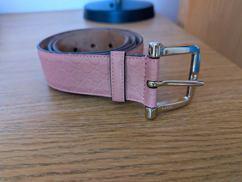 Gucci pink leather - gucci, logo
