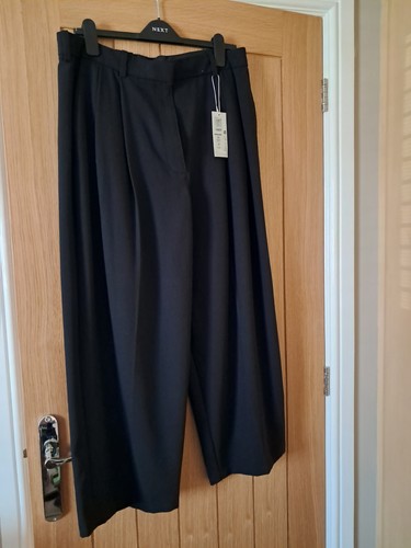Ladies black wide leg - wide,
