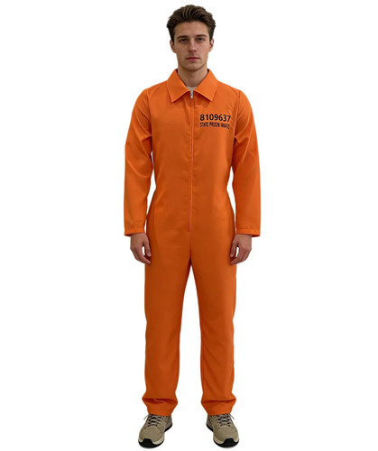 Men orange convict - orange,