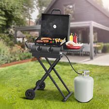 Gas Grill Griddle Portable
