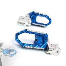 For Yamaha XJR 1300 98-03 02 01 00 99 25mm Lower Front Foot Pegs Wide Rider Blue