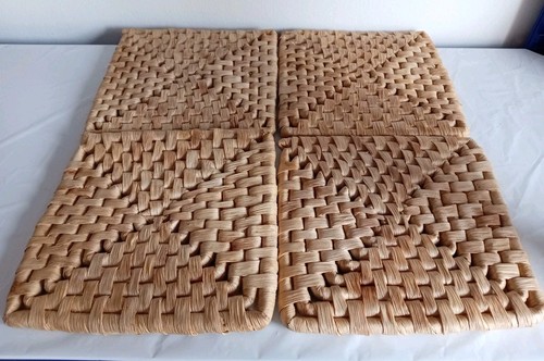 Woven water hyacinth placemats - woven,