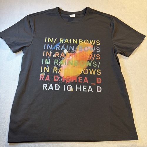 Y2k radiohead rainbows tee - y2k,