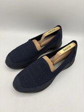 HOTTER Comet Womens Slip On Loafers Soft Lightweight Shoes - UK 7 - Blue VGC