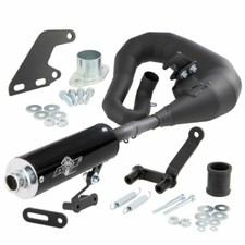 Lambretta S2-3 Li GP SX TV NK Road Black Performance Exhaust AF Rayspeed