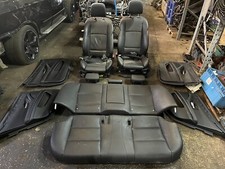 BMW 5 SERIES F10 LCI M SPORT BLACK LEATHER INTERIOR SEATS FRONT HEATED