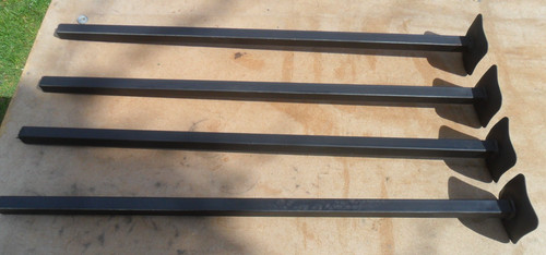 Legs metal straight - x,