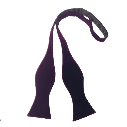 Aubergine purple velvet - aubergine,