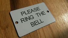 Please Ring The Bell - Engraved Sign - Multiple Sizes and Colours - Free P&P!