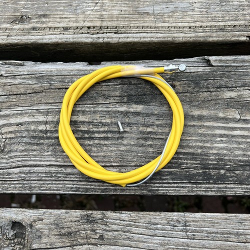 Old school bmx yellow rear - old,