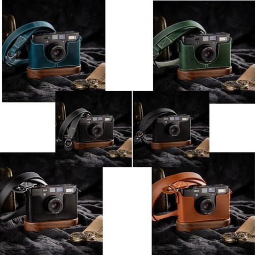 Handmade real leather half - real,