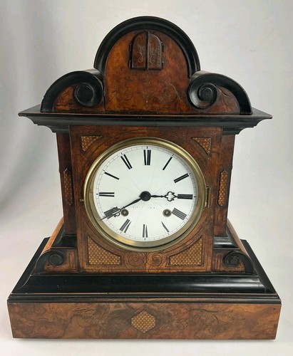 Antique walnut twin fusee - twin,