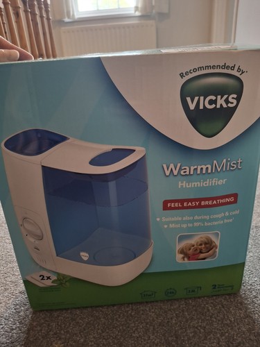 Vicks vh845e1 white warm - white, mist