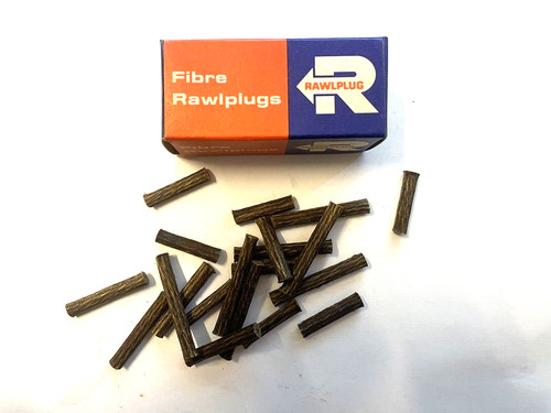 Vintage box fibre rawlplugs - vintage,