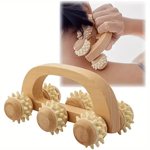 Wooden massage roller manual - massage,