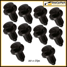 Plastic Trim Clip x20 Bumper Bonnet Rivet For 350Z 370Z Almera Ariva Evalia GT-R