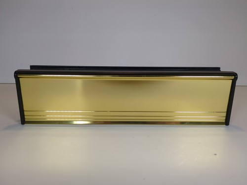 Gold brass letterbox 12 - 11.5", 12"