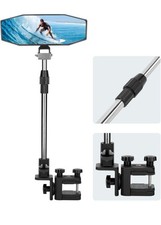 KEMIMOTO Boat Rear View Mirror w/ Telescoping Pole-Square clamp-ski Boat Skiing