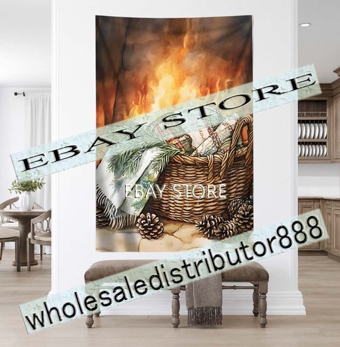 Blankets basket tapestry cozy - basket,