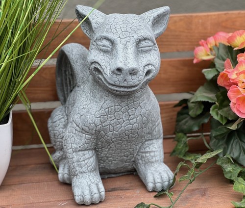 Stone figure dragon gargoyle - stone,