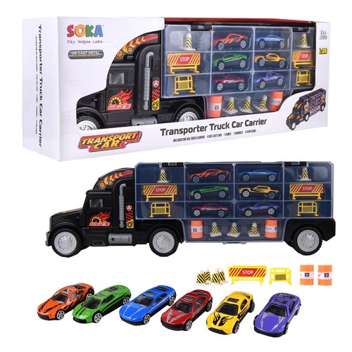 Car transporter truck toy - car,