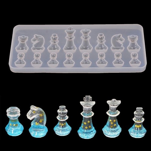 Silicone chess mould - silicone,