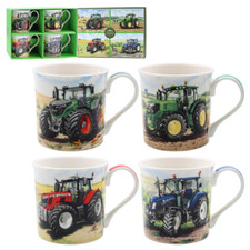 4 Assorted Tractor Mugs BNIB -