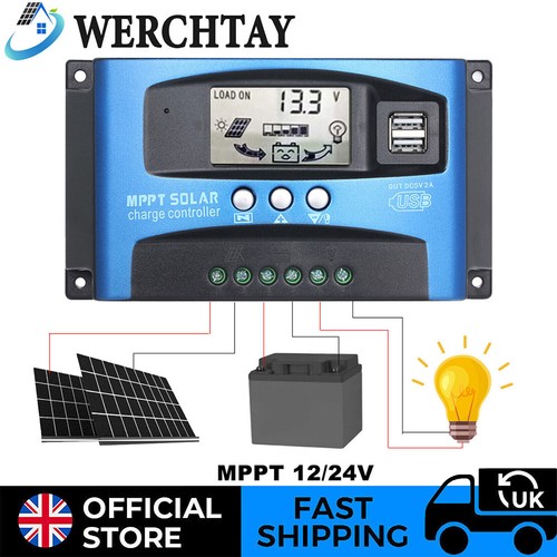 Mppt pwm 100a - 30/60/100a, solar