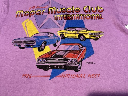 Vtg 1986 mopar muscle club - vtg,