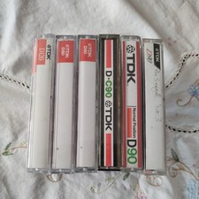 Tdk D C-90 Used Blank Cassette