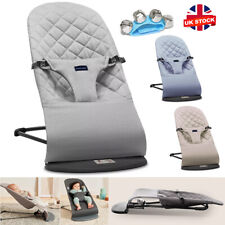 Newborn Baby Bouncer Balance Soft Durable Infant Chair Rocking Seat Foldable UK