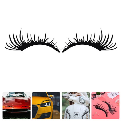 Cart eyelashes sticker for - cart,