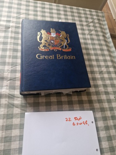 Stamp albums with stamps thick - stamp,