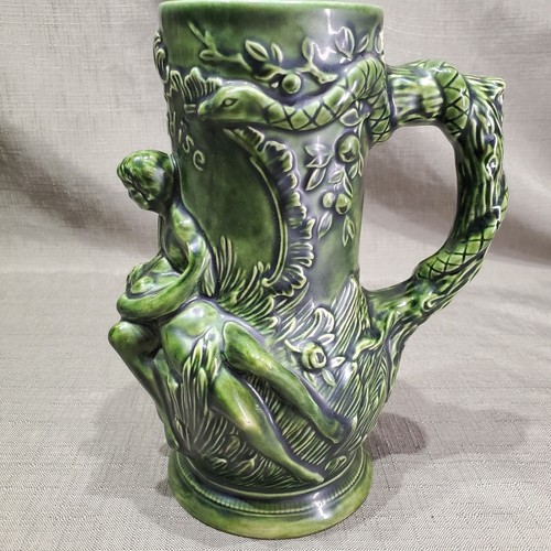 Vintage ceramic stein vase - stein,