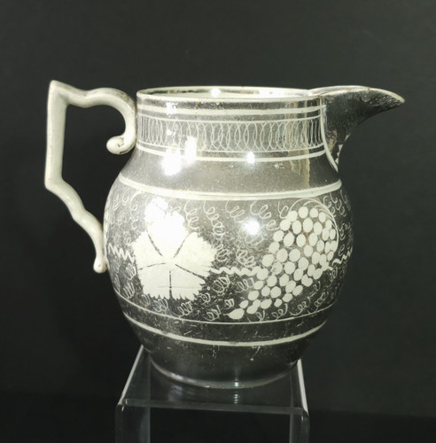 Antique silver resist lustre - antique,