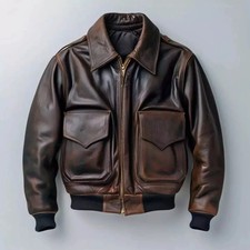 Men's Zipper Vintage A2