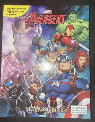 Marvel avengers busy book - busy, book"