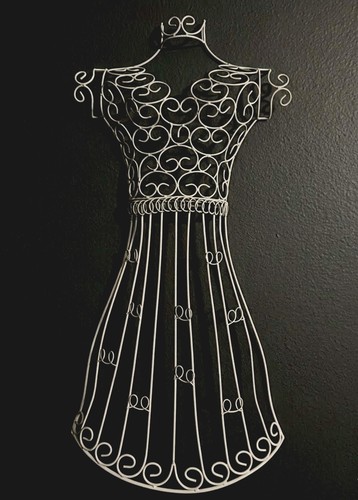 Wall mounted wire dress - wall-mounted,