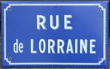 Old vintage blue French enamel