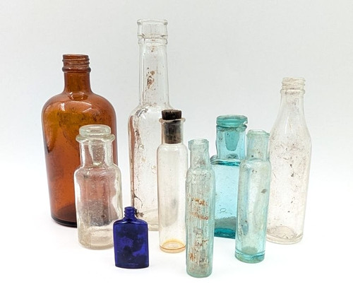 Vintage glass bottles job - 9,