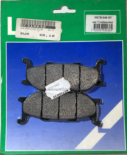 Brake pads pair - pads, 640