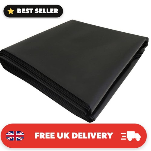 Black heavy duty polythene - black,