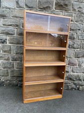 Golden Oak Stacking Library Bookcase Bookshelves