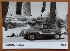 P9066 TALBOT SAMBA RALLYE - PHOTO - 13x18