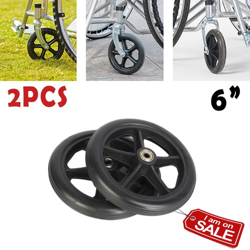 Wheelchair front wheel - 2x, 6