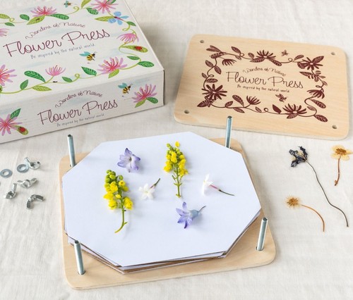 Flower press kit plastic - flower,