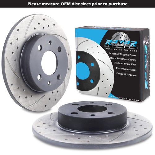 Rear drilled grooved - rear,