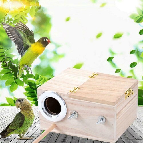 Nesting house wooden bird - house,