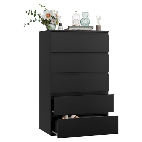 Black chest drawers bedroom - chest,